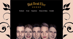 Desktop Screenshot of hotbeatfive.com